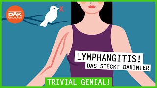 Lymphangitis Das steckt dahinter  trivialgenial  DAKGesundheit [upl. by Johiah628]