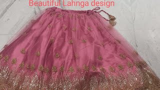 beautiful Lehenga designeasy Lehenga cutting and stitching [upl. by Llenroc]