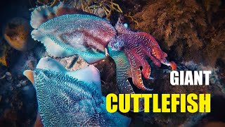 GIANT CUTTLEFISH Largest Aggregation  Whyalla South Australia [upl. by Ordnasela228]