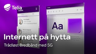 Internett på hytta med trådløst bredbånd [upl. by Essirahc]