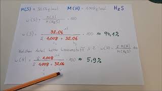 Stöchiometrie Prozentuale Zusammensetzung von Verbindungen [upl. by Lucie118]