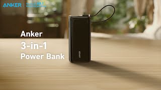 Anker 3in1 Power Bank  Built Ready Go Freely [upl. by Bell]