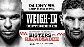 GLORY 95 Ceremonial Weigh In [upl. by Nira146]