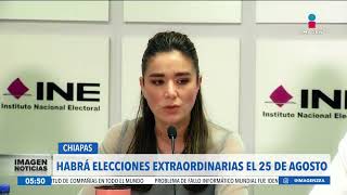 Alistan elecciones extraordinarias en municipios de Chiapas  Noticias con Francisco Zea [upl. by Naitsirt764]