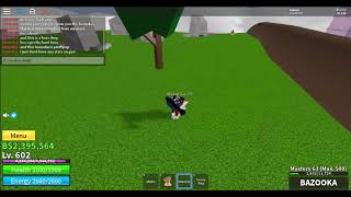 Blox Piece Bazooka Gun Showcase [upl. by Chev602]