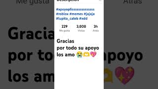 🥹🫶 lupitacaleb love apoyoplissssssssssssss roblox gracias [upl. by Indys427]