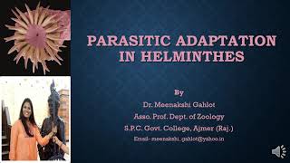 Parasitic Adaptation in Helminthes [upl. by Natye864]