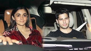 Alia Bhatt and Sidharth Malhotra Party Together at Ranbir Kapoor’s birthday bash [upl. by Suired]