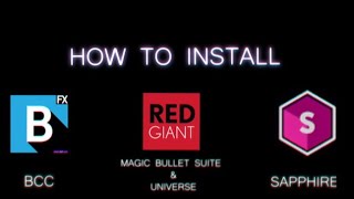 HOW TO INSTALL FREE DaVinci Resolve 18 Plugins  BCC Magic Bullet RSMB SAPPHIRE etc [upl. by Zorana]