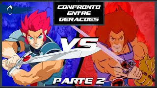 CONFRONTO ENTRE GERAÇÕES THUNDERCATS VS THUNDERCATS 2011 PARTE 2 [upl. by Anenahs]