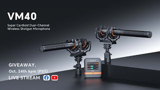 COMICA NEW PRODUCT VM40  LIvestream amp Giveaway comica live newproduct giveaway stream fyp [upl. by Ntisuj]