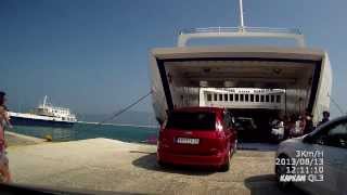 Ferries in Greece Corfu  Igoumenitsa Паромы Греции Корфу Игуменица [upl. by Haggerty]