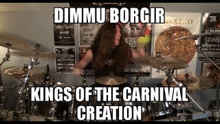 Samus Paulicelli  Kings of The Carnival Creation  Dimmu Borgir Drum Cover [upl. by Atse]