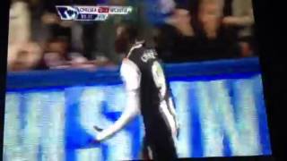 Cisse Wonder goal Newcastle vs Chelsea [upl. by Notsle]