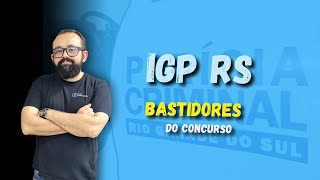 Novidades sobre Concurso IGP RS [upl. by Netsrejk]