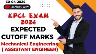 KPCL EXAM EXPECTED CUTOFF MARKS 2024  MECHANICAL ENG  ASSISTANT ENGINEER  NOTIFICATION 201718 [upl. by Jarlen94]