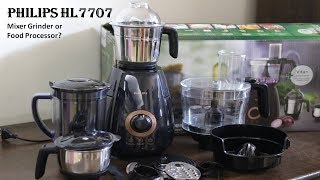 Philips Mixer Grinder HL7707 Unboxing  Best Mixer Grinder or Food Processor [upl. by Atilek136]