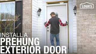 How To Install A Prehung Exterior Door [upl. by Letsirc915]