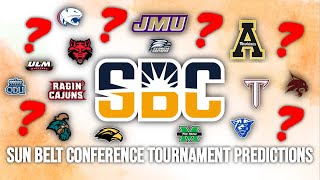 Sun Belt Conference Tournament Predictions 2024  College Basketball [upl. by Lodnar]