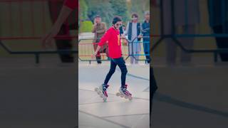 Skating ❤️❤️ viralvideo skateslover youtubeshorts skater rollersports publicreaction [upl. by Rose]