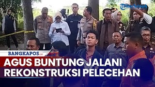 Agus Buntung Jalani Rekonstruksi Kasus Pelecehan Seksual Penginapan Saksi Bisu Pelaku Bawa 5 Korban [upl. by Mcquoid246]