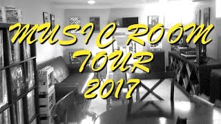 Music Room Tour 2017  UTurn ProJect Vintage Electronics amp Drone Footage [upl. by Fries100]