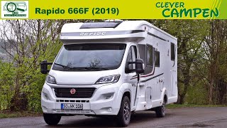 Rapido 666F 2019 Was kann der Teilintegrierte auf DucatoBasis  TestReview  Clever Campen [upl. by Ferree163]