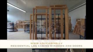 Residential Log Cabins Windows and Doors [upl. by Ewold]