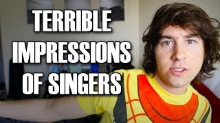 TERRIBLE IMPRESSIONS OF SINGERS [upl. by Nazario]