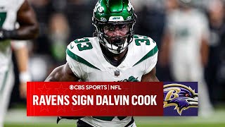 Dalvin Cook signing with Ravens I CBS Sports [upl. by Alle50]