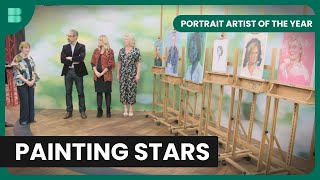 Celebrities Capture Iconic Figures  Portrait Artist of the Year  Art Documentary [upl. by Ueik842]