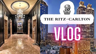 The RitzCarlton Atlanta Review VLOG Downtown Atlanta Luxury Hotel [upl. by Auhesoj454]