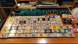 HUGE N64 BUNDLE FROM THE NEW GAME ROOM  bizzNES17 [upl. by Nylireg]