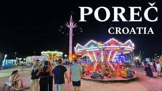 Poreč Croatia  Amusement Park Poreč Croatia 4K UHD [upl. by Lytton]