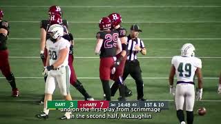 Harvard Football Defeats Dartmouth 179 [upl. by Utta553]