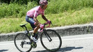 Nairo Quintana le aumentó tiempo a Dumoulin Giro DItalia 2017 Etapa 20 [upl. by Hollington379]