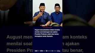 Respons KPU soal Prabowo Dukung Ahmad LuthfiTaj Yasin Kami Tidak Punya Opini prabowo kpu [upl. by Treulich]