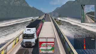 Iveco Stralis World dangerous roads Euro Truck Simulator 2  Logitech G29 4K [upl. by Jolene]