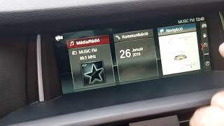 BMW 2014 X3 F25 NBT Idrive upgrade to G30 EVO navigation CARPLAY F30 touch moitor [upl. by Gautious159]