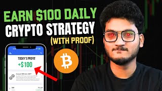 EARN 100 DAILY CRYPTO TRADING STRATEGY  HOW TO GET STARTED IN CRYPTO  Bitcoin Altcoin Trading [upl. by Gran]