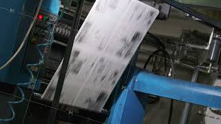 Printing press machine processing highspeed newspaper production [upl. by Aryc]