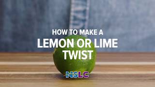 How To Make a Lemon or Lime Twist [upl. by Marget]