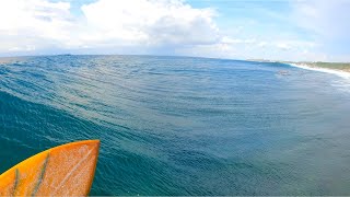 This OLD SINGLE FIN Surfboard Goes WELL  pov surf 2022 [upl. by Thielen966]