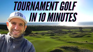 TOURNAMENT GOLF in Under 10 Minutes MCCLEERY GOLF COURSE [upl. by Neffirg]