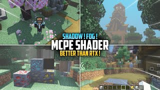 🔥BETTER THAN RTX GRAPHICS  IN MCPE SHADER 12060 [upl. by Cida]