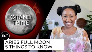 Full Moon October 9th  5 Things to Know ♈️🔥 [upl. by Massie758]