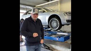 Audi A8 LVersion Typ 4H Tieferlegung Airmatic mittels SATKoppelstangen mit Montage amp Abnahme 299€ [upl. by Meredithe273]