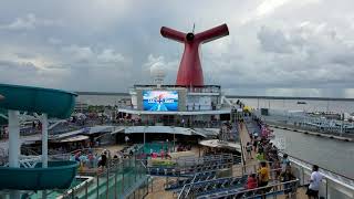 Carnival Liberty Cruise Part 1 Port Canaveral FL [upl. by Trace]