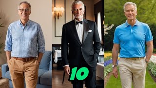 10 Outfits recomendados para HOMBREES MAYORES DE 50 AÑOS que Quieren Verse Bien TE LOS EXPLICO [upl. by Ettenim395]