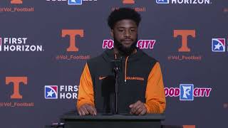 Vols DB Andre Turrentine previews Florida  Tennessee Football [upl. by Uyekawa535]